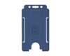 BioBadge Dark Blue Open Faced Holders,  Portrait - Pack 100