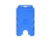BioBadge Light Blue Dual Holders,  Portrait - Pack of 100