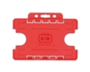 BioBadge Red Dual-Sided Holders Landscape - Pack of 100
