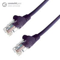 connektgear 1m RJ45 CAT5e UTP Stranded Flush Moulded Network Cable - 2