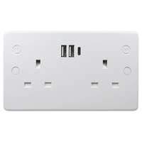 connektgear SMART Socket with USB C Fast Charging - Includes FAST Char