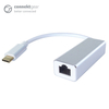 connektgear USB 3 Type C to RJ45 Cat 6 Gigabit Ethernet Adapter - Male