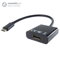 connektgear USB 3.1 Type C to DP Active 4K Adapter - Male to Female -