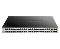 D-Link 54-Port Lite Layer 3 Stackable Managed Gigabit PoE Switch DGS-3