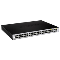 D-Link DGS-1210-48/E Web Smart DGS-1210-48 - Switch - managed - 48 x 1