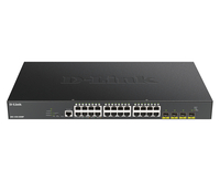 D-Link DGS-1250-28XMP 28 Port Gigabit Smart Managed Switch with 10G Up