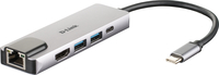 D-Link DUB-M520 notebook dock/port replicator Wired Thunderbolt 3 Alum
