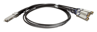 D-Link QSFP+ / 4xSFP+,  1m InfiniBand/fibre optic cable QSFP+ 4 x SFP+