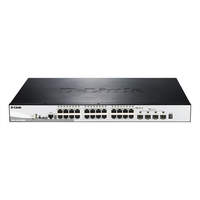 D-Link Switch DGS-1510-28XMP/E 24xGBit PoE (370W)/4xSFP+
