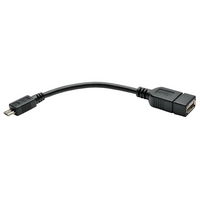 Eaton Micro USB to USB OTG Host Adapter Cable,  5-Pin Micro USB B to US