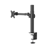 Hama 00118493 monitor mount / stand 88.9 cm (35") Black Desk