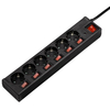 Hama 00121946 power extension 1.4 m 6 AC outlet(s) Black