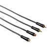 Hama 00122286 audio cable 3 m 2 x RCA Black