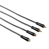 Hama 00122286 audio cable 3 m 2 x RCA Black