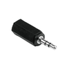 Hama 00122391 cable gender changer 2.5mm 3.5mm Black