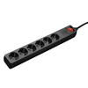 Hama 00137258 power extension 3 m 6 AC outlet(s) Indoor Black