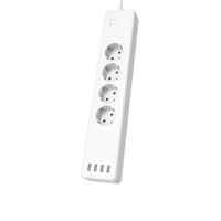 Hama 00176574 power extension 1 m 4 AC outlet(s) Indoor White