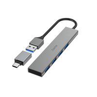 Hama 00200141 interface hub USB 3.2 Gen 1 (3.1 Gen 1) Type-A 5000 Mbit