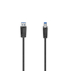 Hama 00200625 USB cable 1.5 m USB 3.2 Gen 1 (3.1 Gen 1) USB A USB B Bl