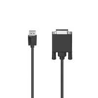 Hama 00200713 video cable adapter 1.5 m DisplayPort DVI Black