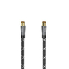 Hama 00205070 coaxial cable 1.5 m Black,  Grey