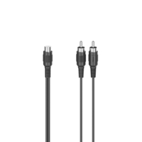 Hama 00205184 audio cable 2 x RCA RCA Black