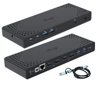 i-tec USB 3.0 / USB-C / Thunderbolt 3 Dual Display Docking Station Gen