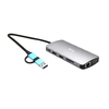 i-tec USB 3.0 USB-C/Thunderbolt 3x Display Metal Nano Dock with LAN +