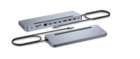 i-tec USB-C Metal Ergonomic 3x 4K Display Docking Station + Power Deli