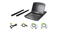 iogear GCL1908W rack console 47 cm (18.5") 1366 x 768 pixels Meta