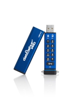 iStorage datAshur PRO 256-bit 4GB USB 3.0 secure encrypted flash drive