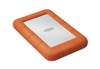 LaCie Rugged Mini external hard drive 1 TB Orange,  Silver
