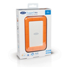 LaCie Rugged Mini external hard drive 2 TB Orange,  Silver
