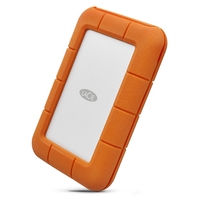 LaCie Rugged USB-C external hard drive 5 TB Grey,  Yellow