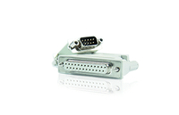 Lancom Systems 61500 cable gender changer RS-232 Serial Metallic,  Whit