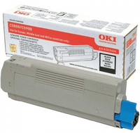 OKI 43324424 Toner black,  6K pages/5% for OKI C 5800