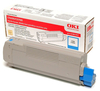 OKI 43381907 Toner cyan,  2K pages/5% for OKI C 5600