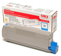 OKI 43381907 Toner cyan,  2K pages/5% for OKI C 5600