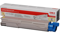 OKI 43459329 Toner yellow,  2.5K pages/5% for OKI C 3300/3400/3450/3600