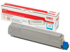 OKI 43487711 Toner cyan,  6K pages ISO/IEC 19752 for OKI C 8600