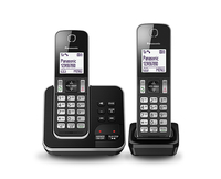Panasonic KX-TGD322E DECT telephone Black Caller ID