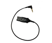 POLY Quick Disconnect IN-LINE MUTE Control KIT audio cable 3.5mm QD Bl