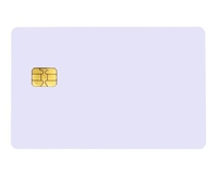 Salto Blank White MC0256B Contact Chip Cards - Pack of 100