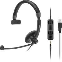 Sennheiser SC 45 Culture Plus Mobile USB CTRL monaural wired headset w