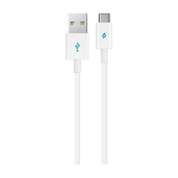 T-Tec Type-C USB 2.0 - 1 m - USB C - USB A - USB 2.0 - White