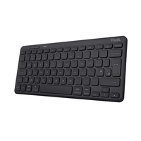 Trust Lyra keyboard USB + RF Wireless + Bluetooth QWERTY UK English Bl