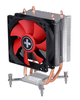 Xilence I402 Processor Cooler 9.2 cm Black,  Red,  Silver