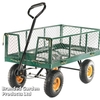 Cobra Hand Cart 10 Pneumatic Tyres Steel Mesh Body 300kg