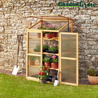 Garden Grow Three-Tier Wooden Cold Frame