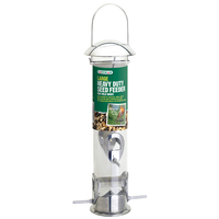 Gardman Heavy Duty Large Polished Cast Aluminium Seed Feeder